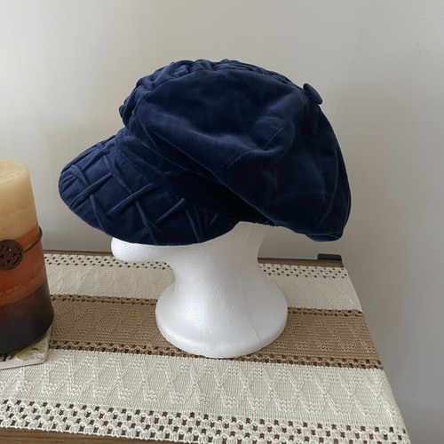 NORDSTROM BLUE VELVET HAT - Picture 6 of 10
