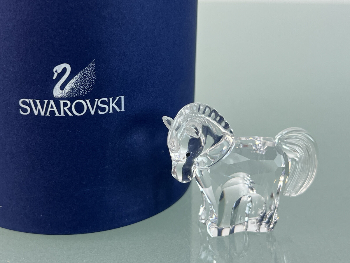 スワロフスキー　no4 Swarovski Figurine 289908 Zodiac Horse 4.1cm with Original