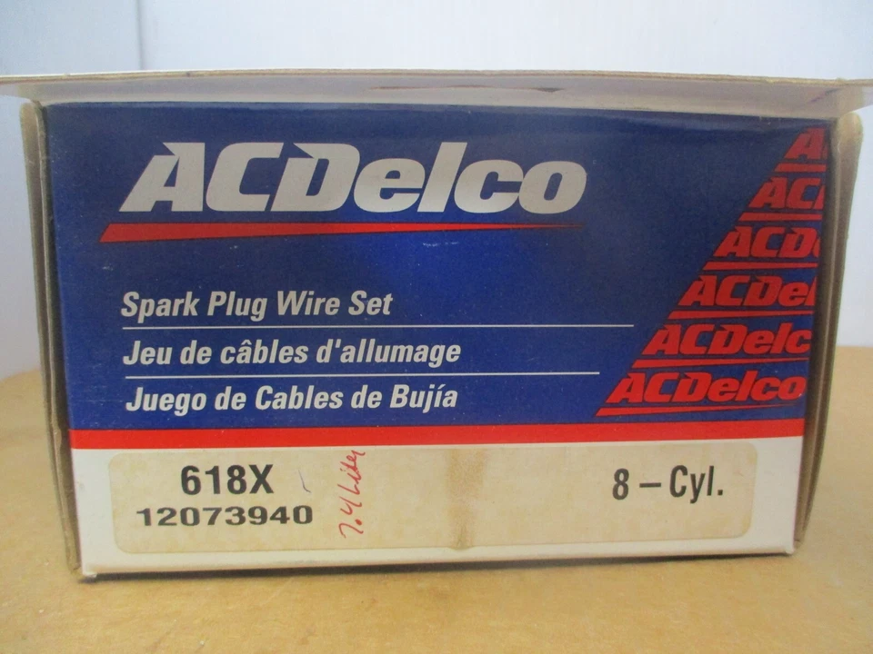 Spark Plug Wire set Ignition Vintage 8mm ACDELCO EO 618X - Image 3 of 4