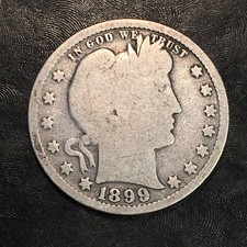 1899 Barber Quarter - High Quality Scans #o974