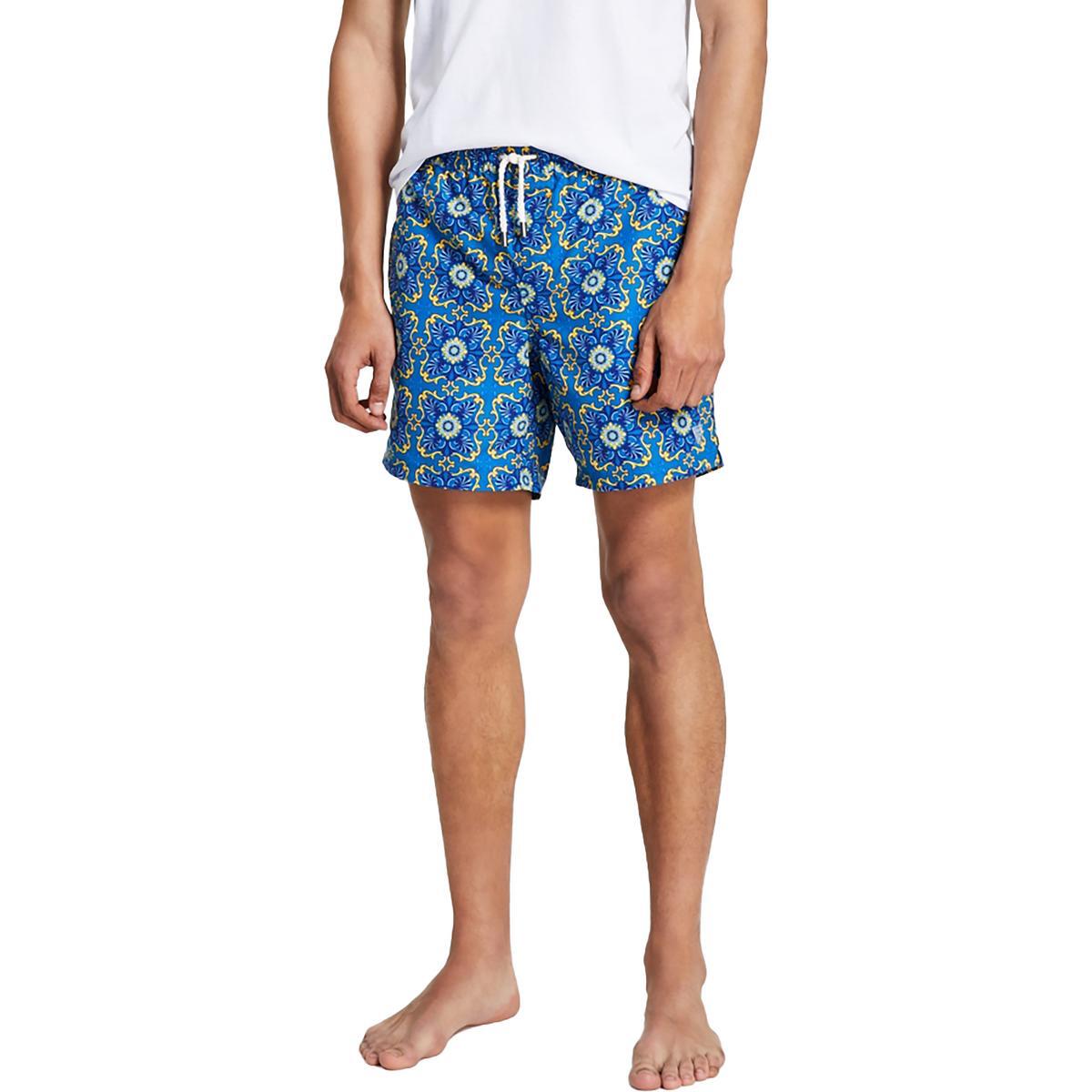 Мужские синие тканые плавки на завязках с принтом Guess M BHFO 7371 3890₽