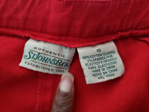 St. John's Bay Women's Capri Pants Size 28x19 - Picture 2 of 6
