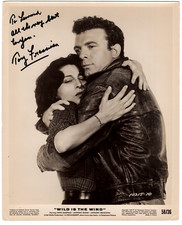 Tony Franciosa Original Signed Movie Still "Wild is the Wind" Autographed Actor
