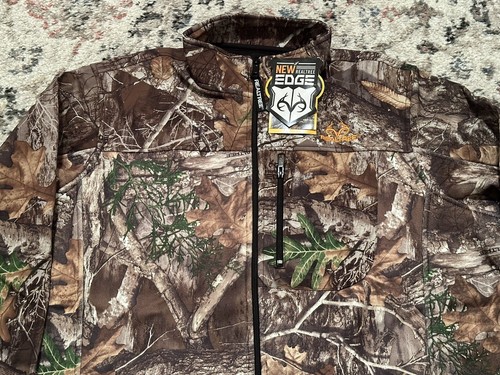 REALTREE EDGE JACKET CAMO INSULATED HUNTING OUTDOOR HEAVY FULL ZIP SIZE XL NEW - Picture 2 of 8