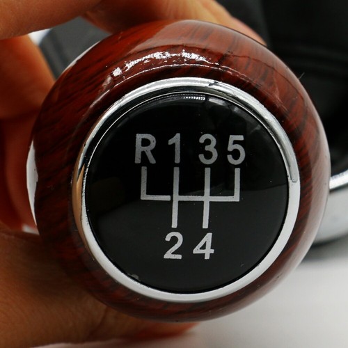 Mahogany 5 Speed Gear Shift Knob For VW Bora Golf MK4 Jetta - Picture 10 of 12