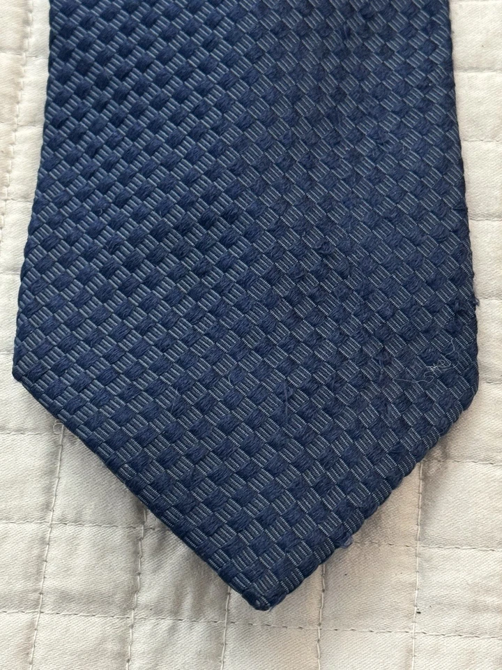 Corbata de lujo vintage azul Gucci 100 % seda Foto 3 de 4