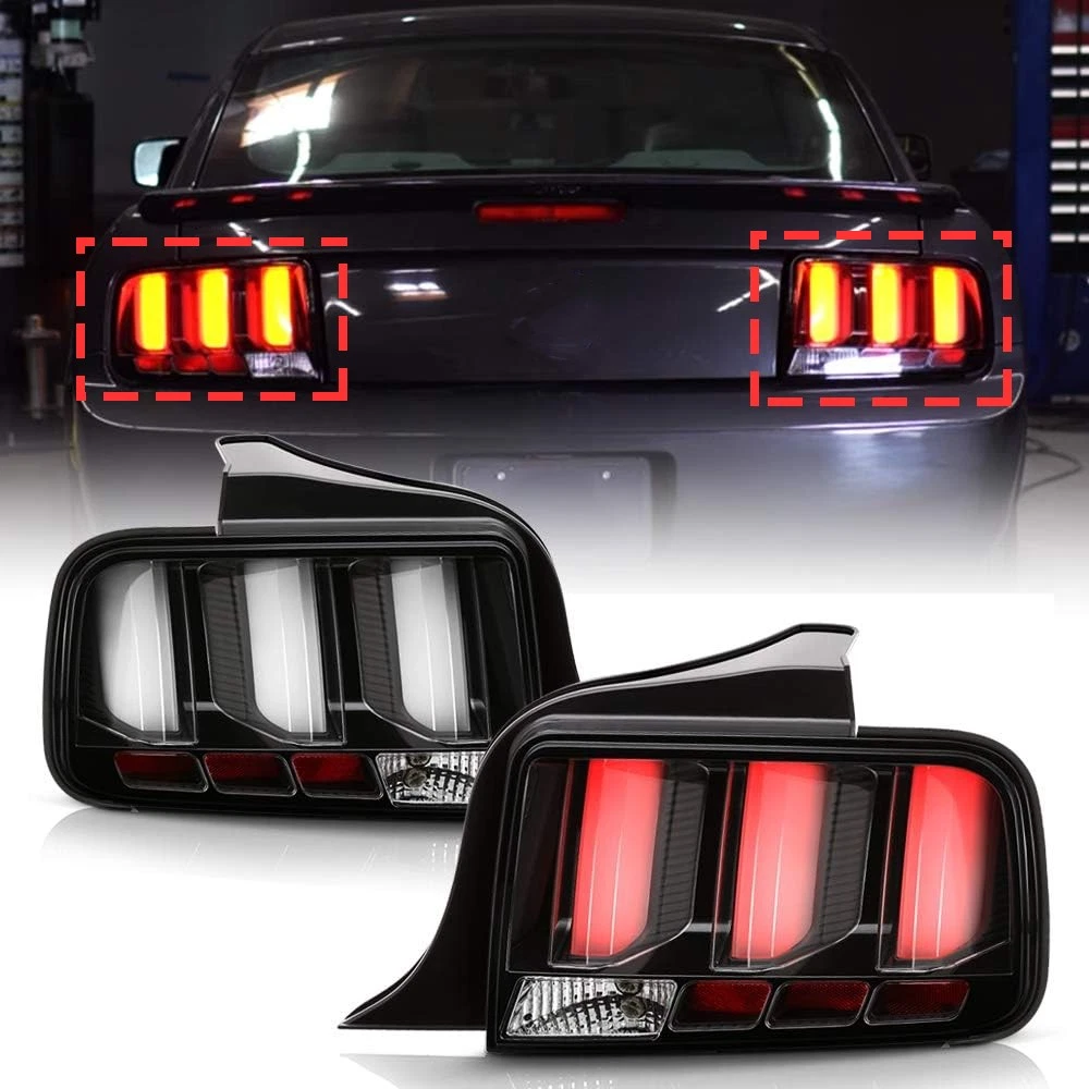 Luce LED Terzo Stop Per Ford Mustang 2005-2009 - Lente Rossa (Nslumo) - Sostituzione OEM