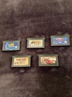 Lot Of 5 GBA Gameboy Advance Games - 3 Work, 2 Do Not