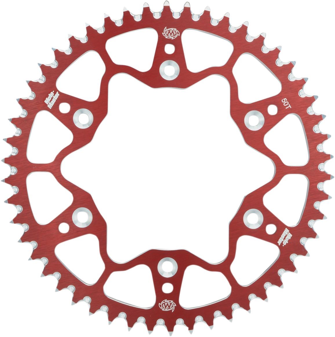 Sprocket for HONDA XR 400 R 1996-2004 Rear Alu Red 50T MotoMaster - Image 4