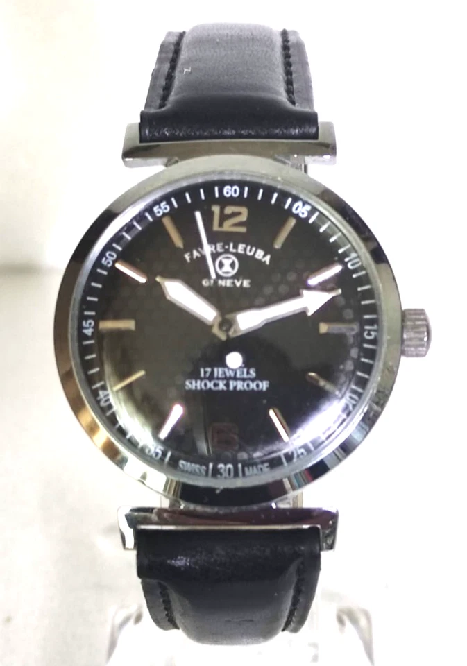 FAVRE-LEUBA vintage-HAU Schweizer Handaufzugs-Kal. FHF 96N  17 Steine NEU - Bild 2 von 4