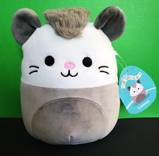 Squishmallows 7.5” - 8" Luanne NWT Opossum Gray White Plush NEW Pink Tail