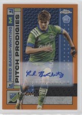 Reed Baker-Whiting Chrome 2022 Orange Refractor /25 #81 Auto