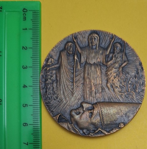 Medal Bronze Italy Papal Coats Of Arms Paul VI (1963-1978) For Numismatics 1979 - Picture 3 of 8