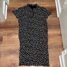 Tahari Floral Black Dress Size Medium