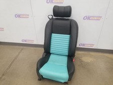 02 Ford Tbird Thunderbird Seat Front Right Passenger Blue Black Leather 02 Ford Tbird Thunderbird Seat Front Right Passenger Blue Black Leather