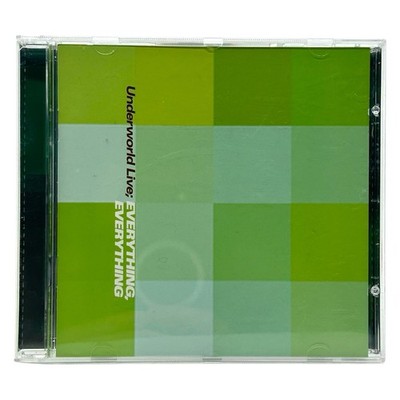 Underworld - Everything, Everything (CD, 2006) Live JBO V2 Limited