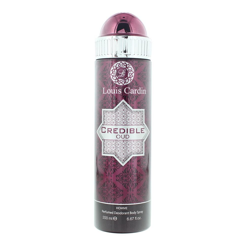 Louis Cardin Credible Oud Homme Perfumed Deodorant Body Spray 200ml