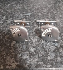 VINTAGE MATT METAL VACANT ENGAGED BATHROOM DOOR LOCK INDICATOR BOLT (Price each)