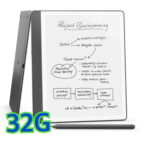 Amazon Kindle Scribe Notebook 10.2 Display 32GB Tungsten (2024) w/ Premium Pen