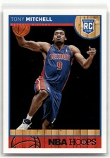 Tony Mitchell 2013-14 Hoops Red Back #293 RC Detroit Pistons