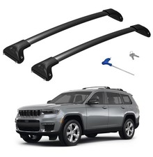 300lbs Roof Rack Cross Bars Compatible with 2021-2026 Jeep Grand Cherokee L 3...