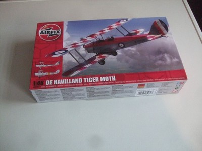 Airfix A04104 -Flugzeug De Havilland ''TIGER MOTH''-  in 1/48, komplett in OVP