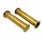 Brass Handle Bar Grips 7/8" For  Enfield Bullet  22mm Motorcycle Bike PAIR