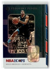 2019-20 Hoops #5 Miles Bridges Frequent Flyers Holo