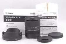 SIGMA 18-50mm F/2.8 DC DN Contemporary Lens For Sony E mount with Box