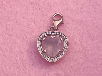 Thomas Sabo vergoldet und klar facettiert CZ Herz Charm