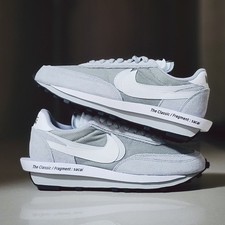 Nike LDV Waffle x Fragment Design x Sacai Gray for Sale