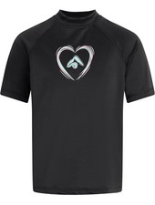 KanuSurf Girls Size XS 6 KarlieRashGuardUPF50 SunProtectionShortSleeveSwimShirt