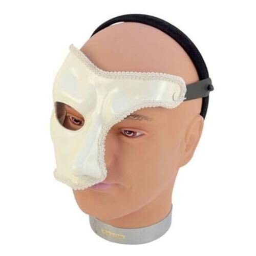Phantom of Opera Masquerade Halloween Deluxe Adult Mask Fancy Dress