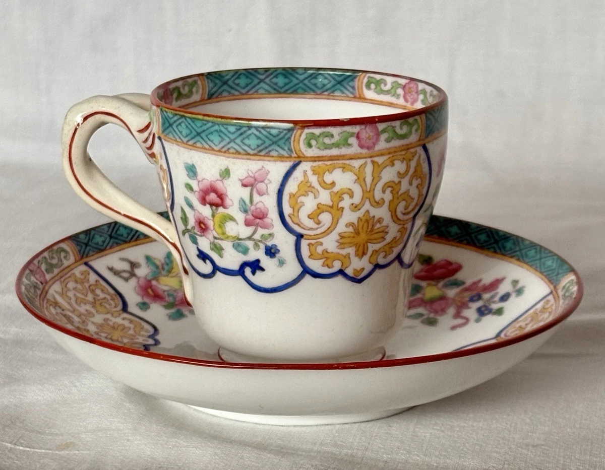 Lot De 11 Tasses à Café En Céramique De Luxe Tangshan - Porcelaine Anglaise - Ensemble 2 Pièces Par Tasse - 9