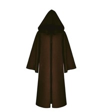 Medieval Priest Monk Robe Hooded Cloak Wizard Sorcerer Cape X-Large