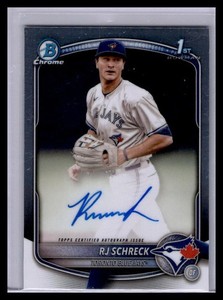 2025 Bowman Chrome - Prospect Autographs RJ Schreck #CPA-RSC Auto