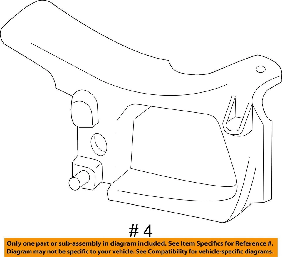 SOPORTE CHEVROLET CAVALIER 1995-1999 HDLP 16518386 - NUEVO OEM 16518386 Foto 3 de 3