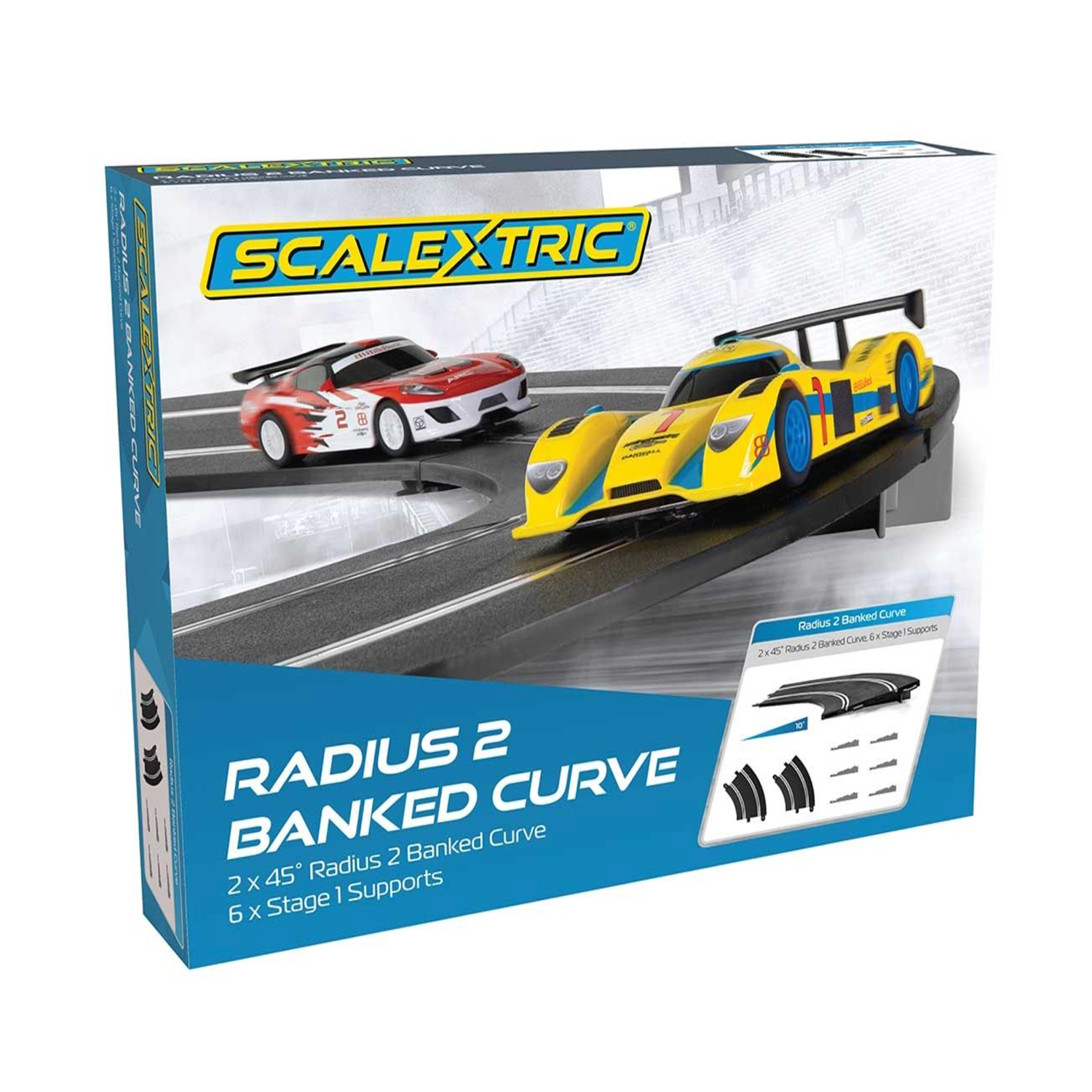 Scalextric Radius 2 Banked Curve Track Accessory