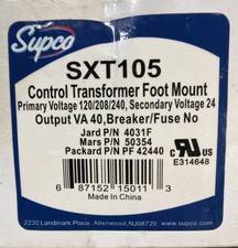 Supco SXT105 Transformer 40VA 120/208/240