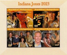 Indiana Jones 2023 MNH stamp sheetlet