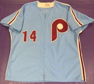 Authentic PETE ROSE Philadelphia Phillies Game Cut Wilson Jersey