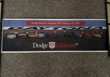 Dodge Returns Dodge Daytona 500 February 18 2001 Nascar Poster 10 Cardrivers