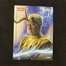 Marvel Topps Chrome Loki Phase Four Classic Loki #105 Trading Card