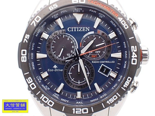 CITIZEN PROMASTER LAND Citizen Promaster Land Eco Drive radio clock CB5034 82L c