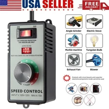4000W AC Motor Speed Controller 110-120V 15A Voltage Regulator Variable Switch