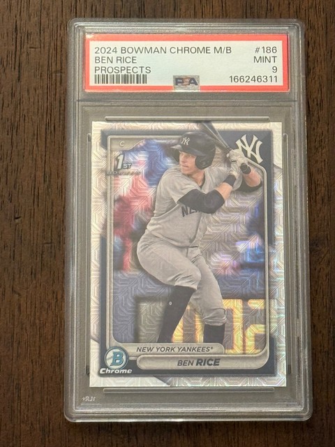 Ben Rice 2024 Bowman Bowman Chrome Refractor