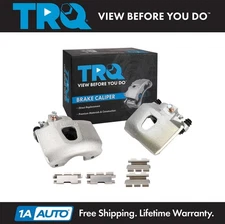 TRQ New Front Disc Brake Caliper with Hardware Pair for Bronco F-150 E-150