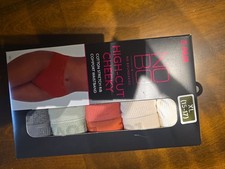 No Boundaries Women 5-Pr Cotton Stretch Rib Solid Hipster Underwear Sz XL 15-17 