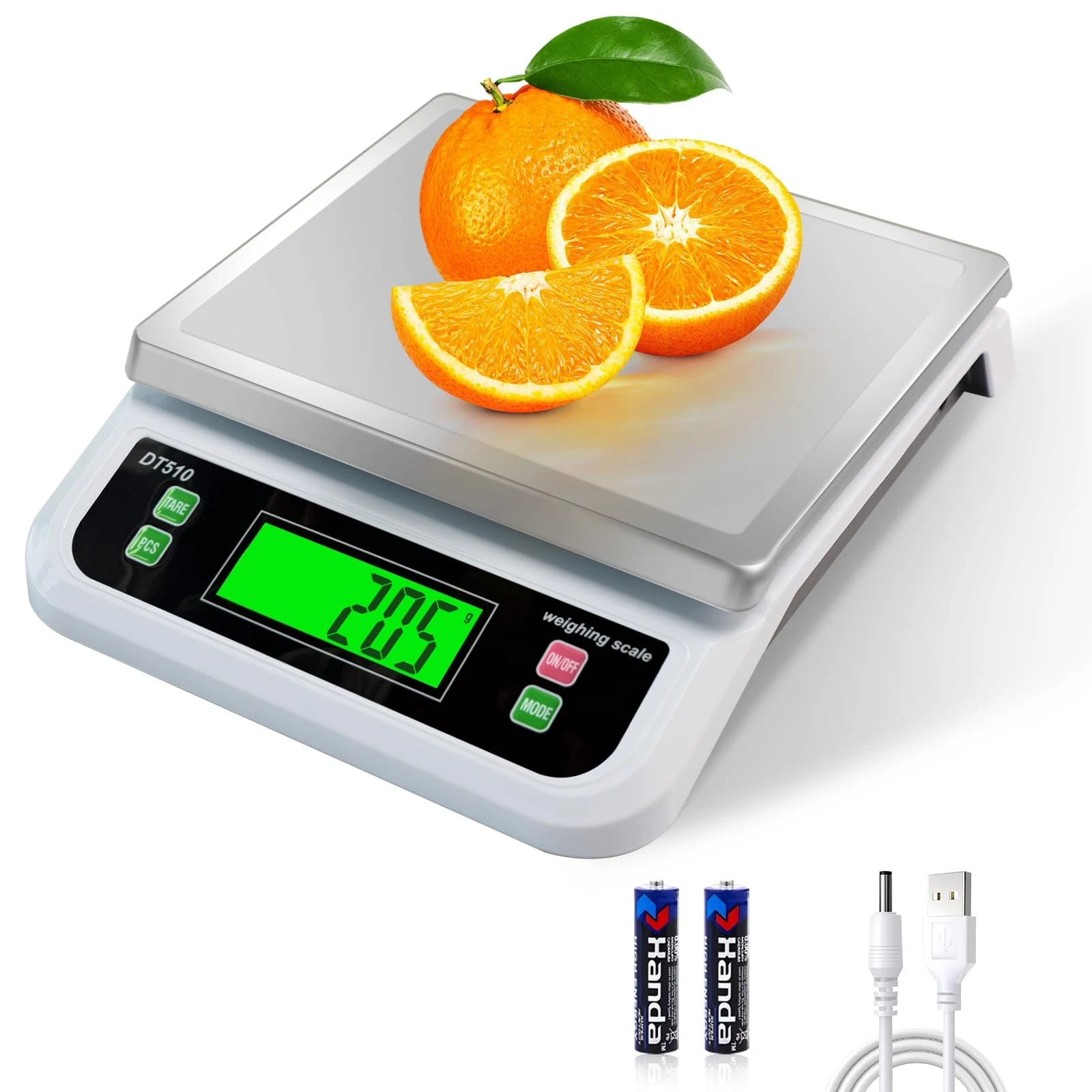 YBVXYV kitchen scales 40kg Large Food Scale for Cooking Stainless Steel White
Opens in a new window