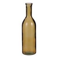 Mica Decorations Rioja Glasflasche - H50 X Ø15 Cm - Recyceltes Glas - Ocker